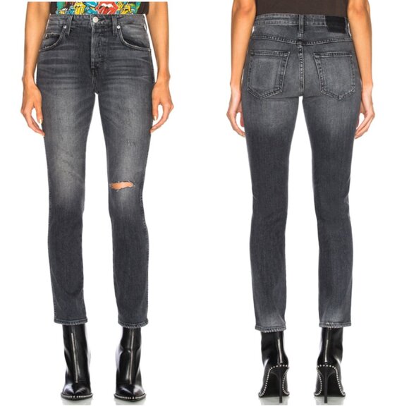 AMO Denim Lover in Stellar Gray Wash Size 24 - Picture 1 of 10